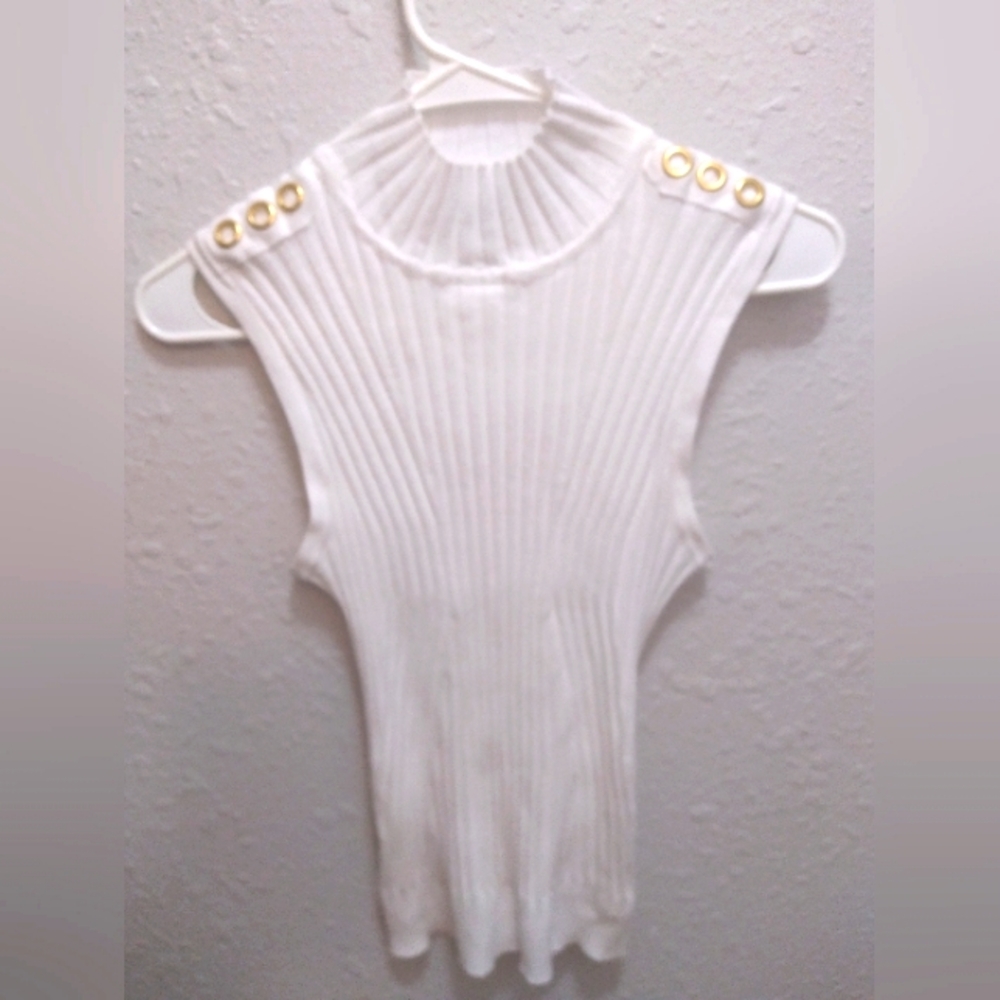 Rafiana Mock Neck Tank
